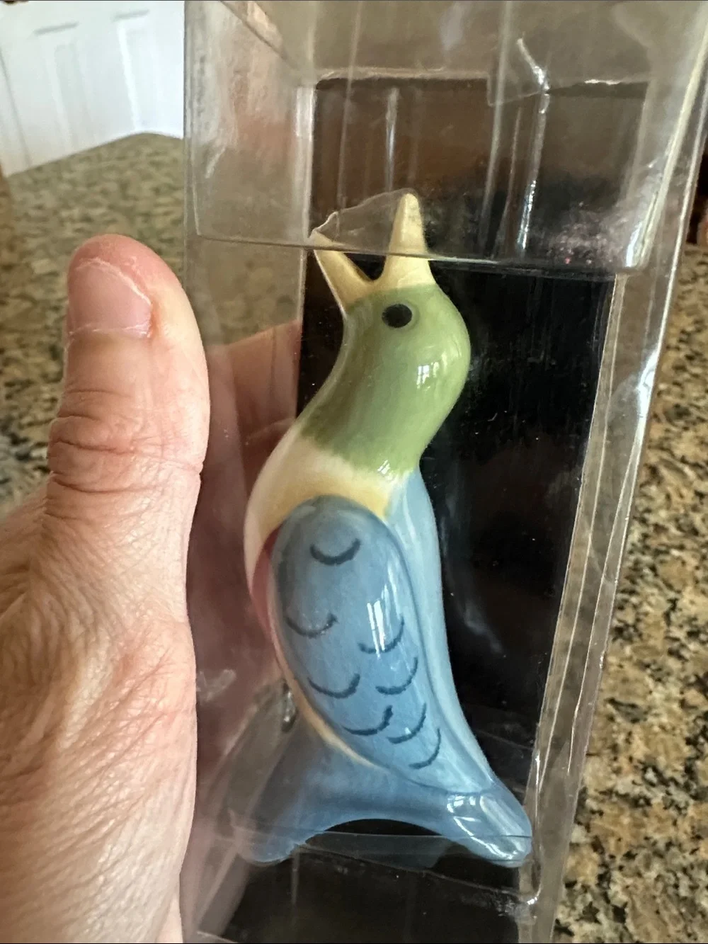 Pfaltzgraff Pie Bird Vent Ceramic Multicolored Vented For Steam Prevents Spills